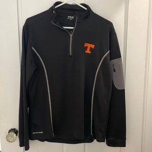 Ping 1/4 Zip Pullover Sensor Cool Black Womens L. Tennessee Logo.